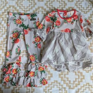 Matilda Jane Short Sleeve Top and Ruffle Bottom